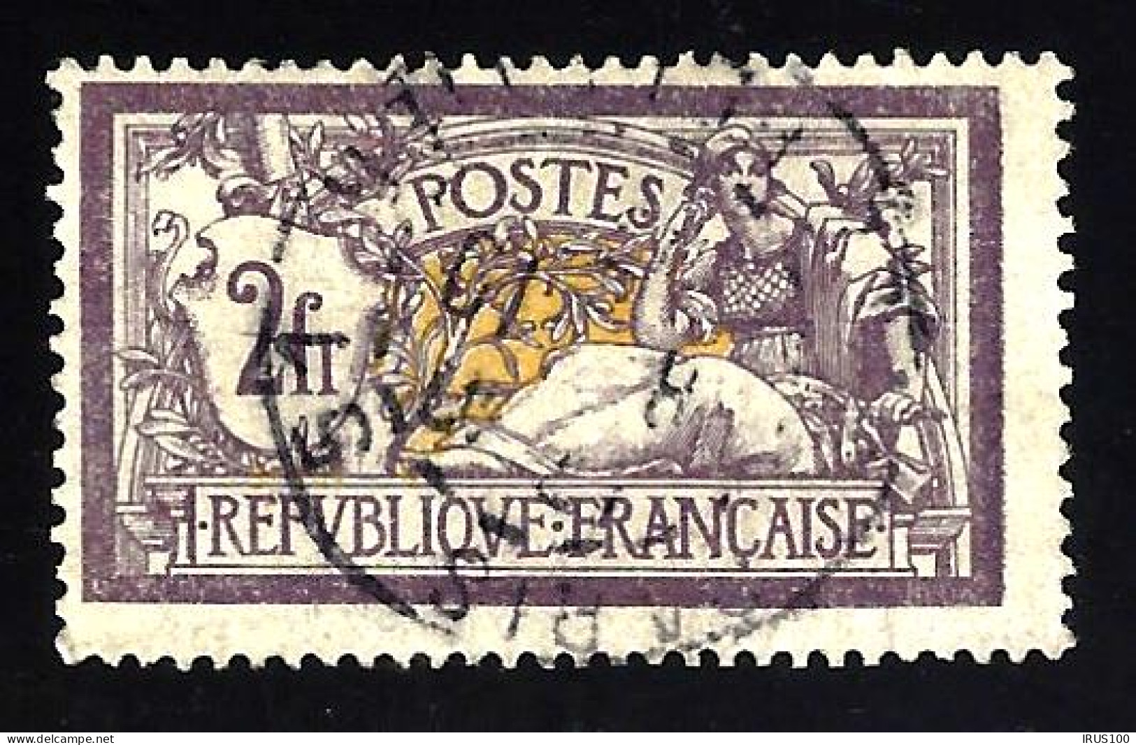 FRANCE 1926 TYPE MERSON N° 122 OBLITÉRÉ. - 1900-27 Merson