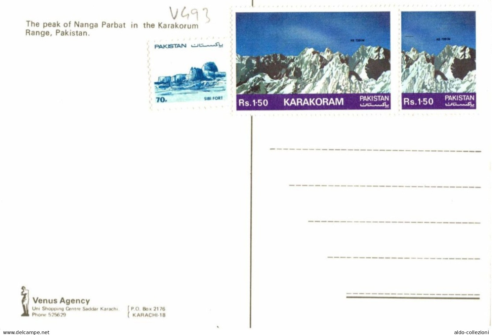 Spedizione Nanga Parbat Karakprum Pakistan FG V493 - Non Classificati