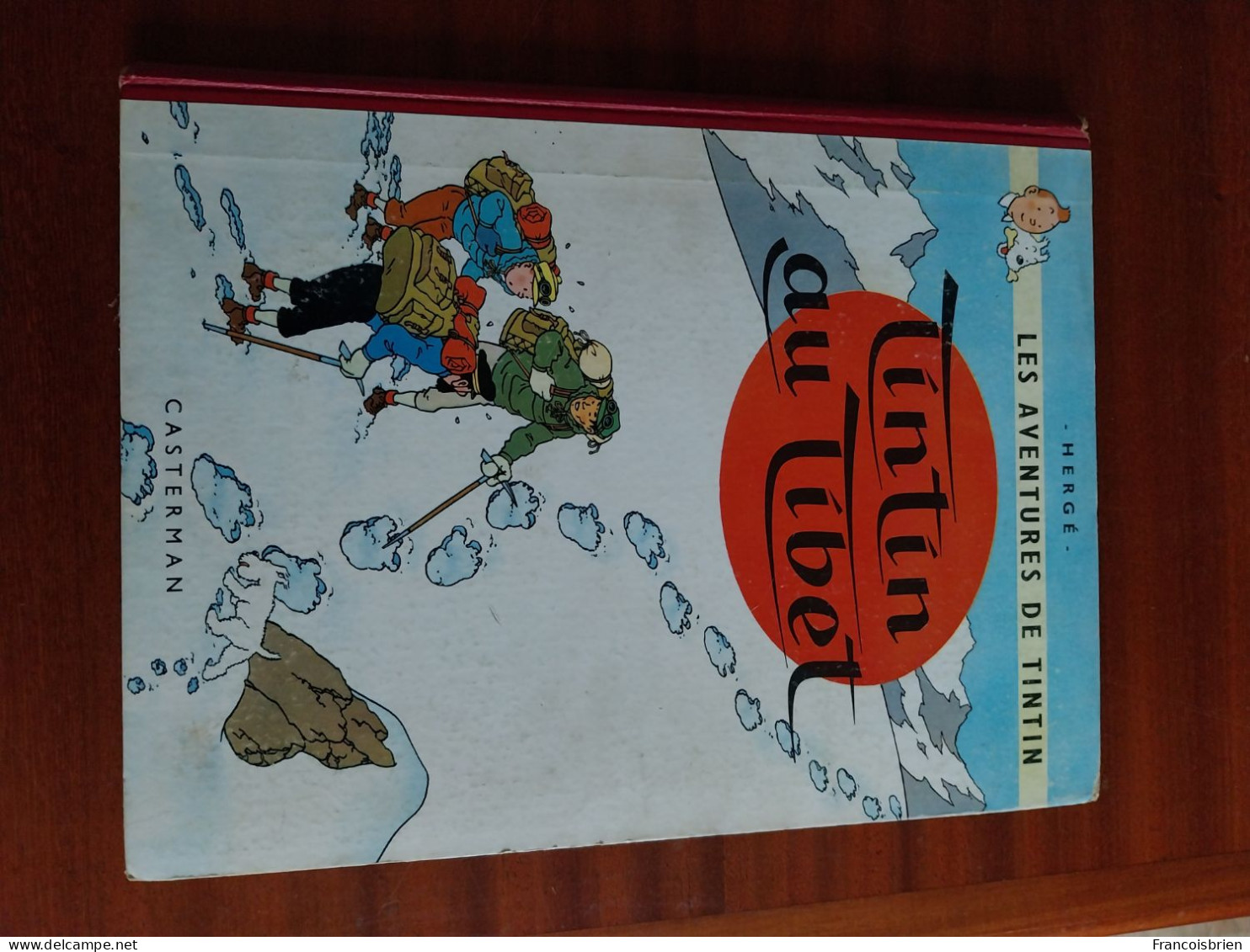 Tintin Ancien , Tintin Au Tibet B29 EO Mention Redoutable 9 - Edizioni Originali (francese)