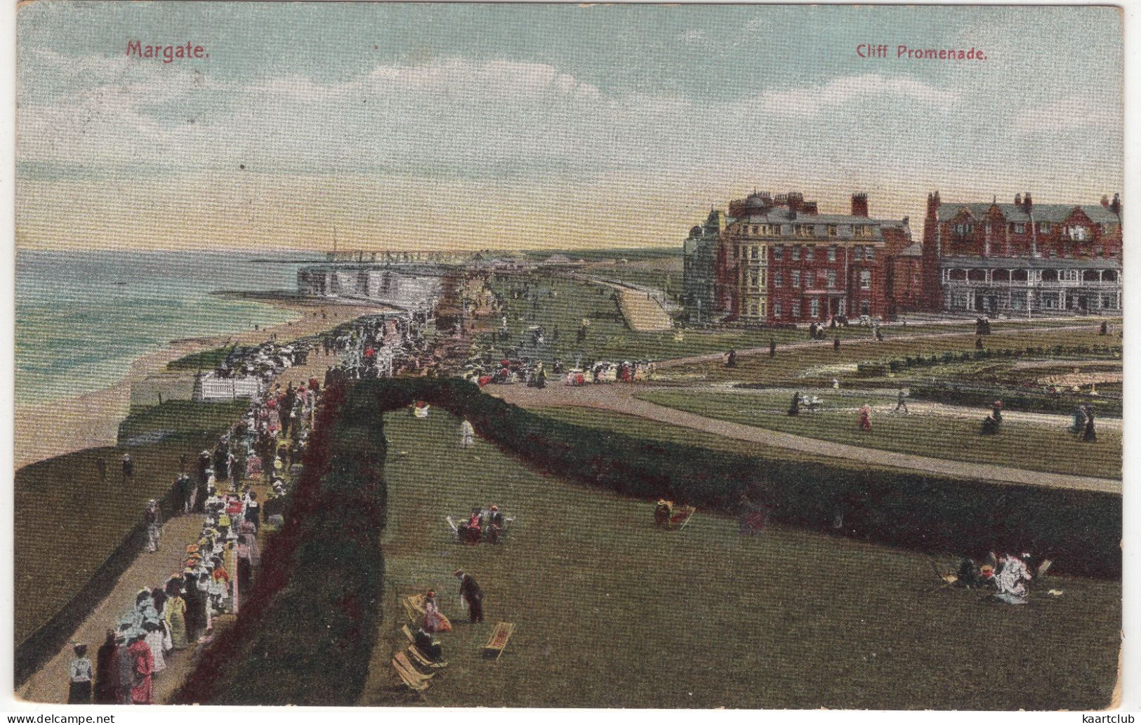 Margate. Cliff Promenade.  - (England, U.K.) - 1906 - Victoria Series 2548 - Margate