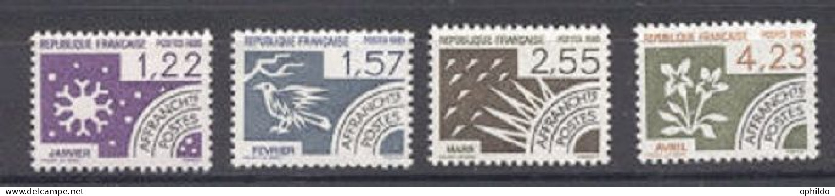 France  Preo   186/189  * *  TB  - 1964-1988