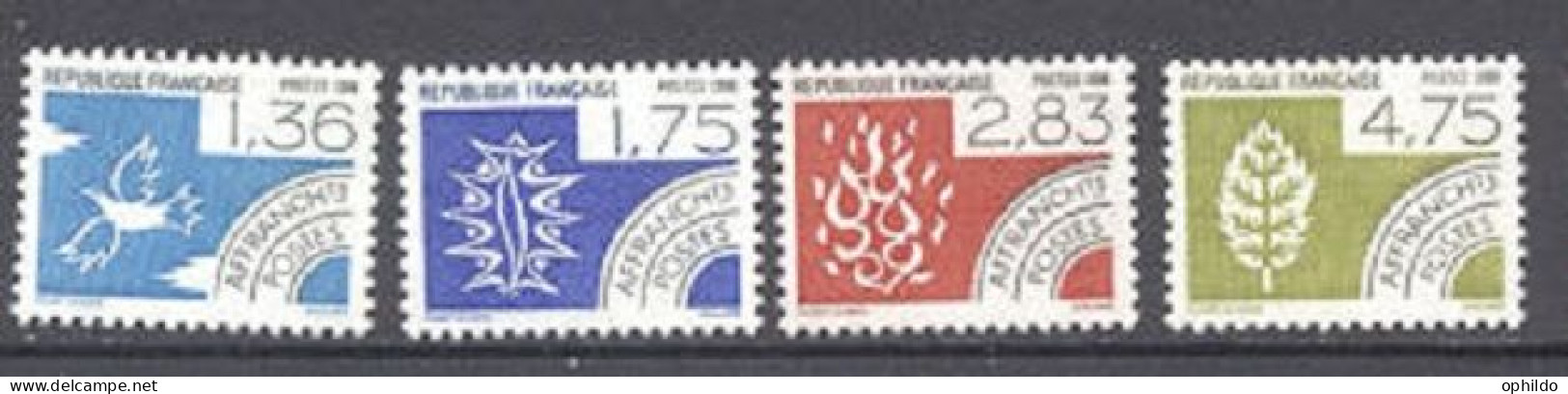 France  Preo   198/201  * *  TB  - 1964-1988