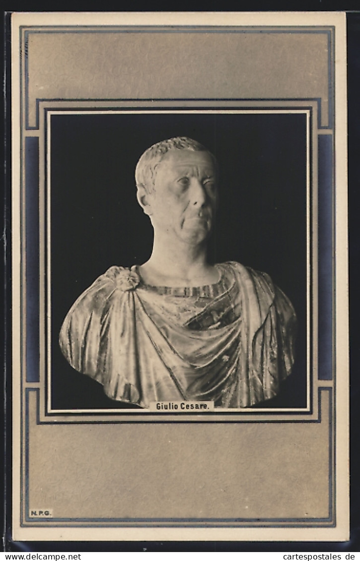 AK Büste Von Giulio Cesare  - Antiquité