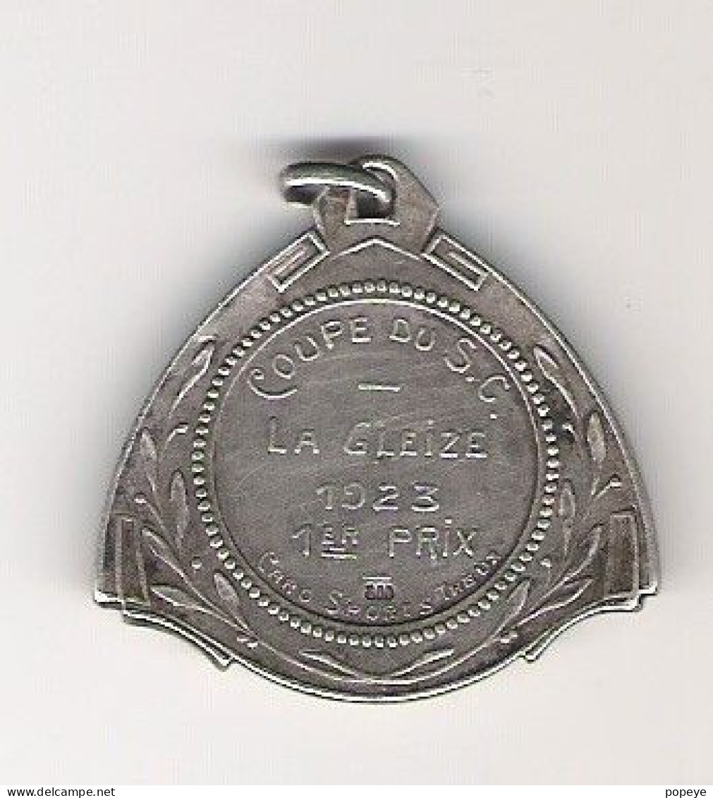 Médaille De Foot De 1923 En Argent 800 - Autres & Non Classés