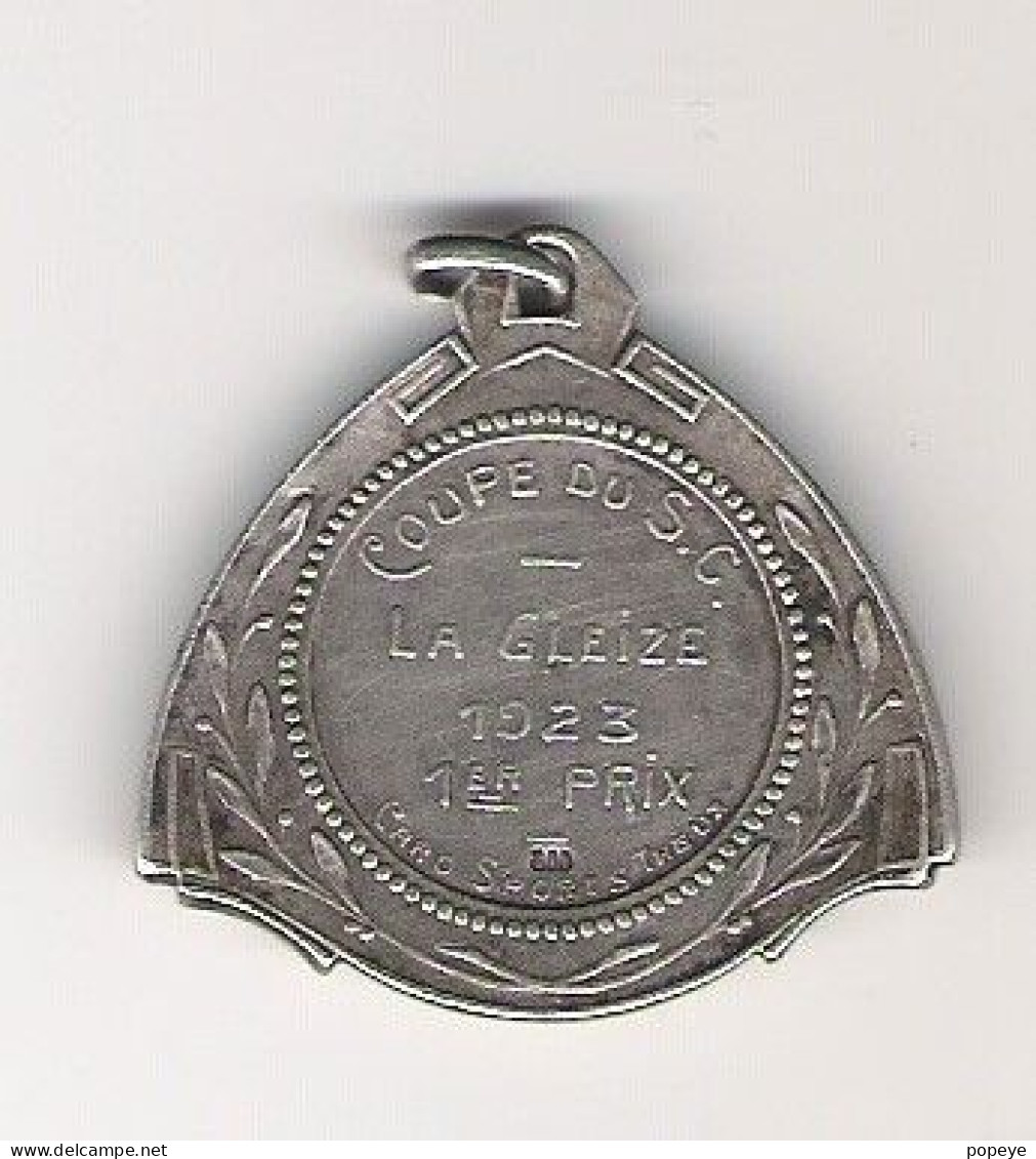 Médaille De Foot De 1923 En Argent 800 - Sonstige & Ohne Zuordnung