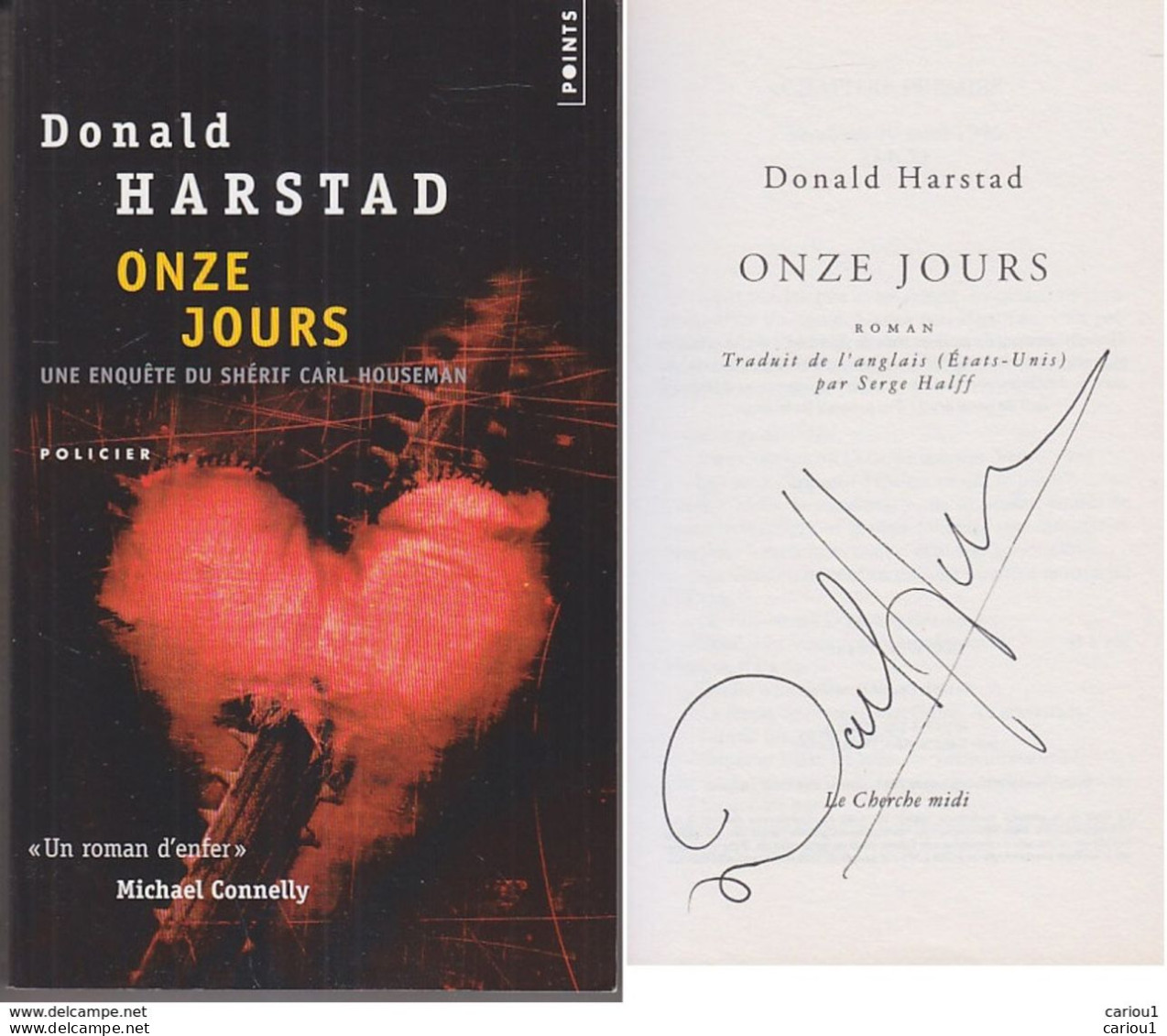 C1 Donald HARSTAD Carl Houseman ONZE JOURS Envoi DEDICACE Signed PORT INCLUS FRANCE - Livres Dédicacés