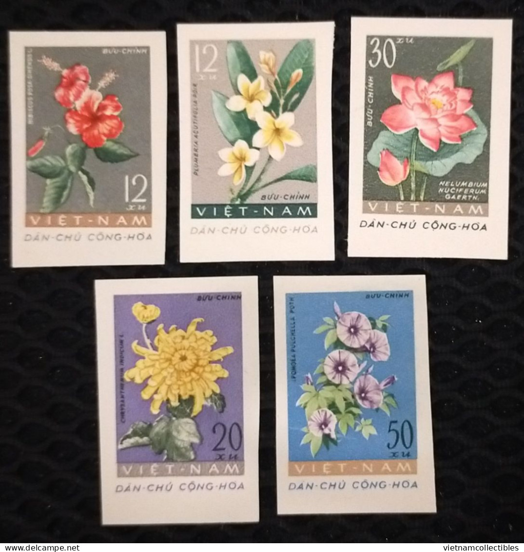 North Vietnam Viet Nam MNH Imperf Stamps 1962 : Spring And Summer Flowers / Flower / Lotus (Ms103) - Viêt-Nam