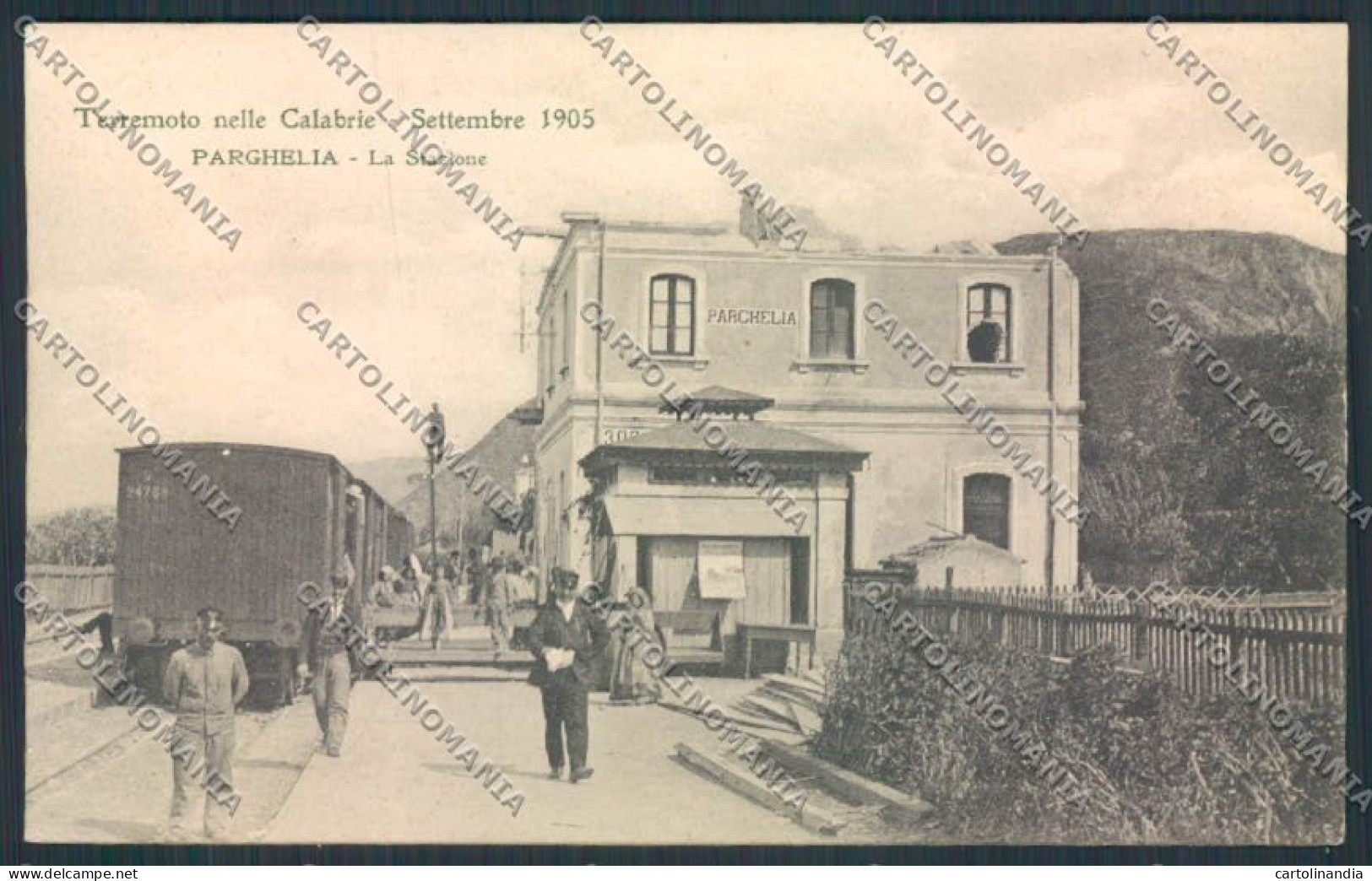 Vibo Valentia Parghelia Stazione Treno Cartolina MV8839 - Vibo Valentia