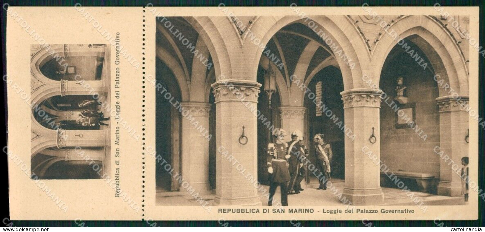 San Marino Palazzo Governativo Mini Cartolina E Cartolina MQ5719 - Saint-Marin