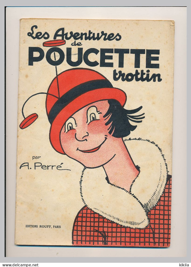 Les Aventures De POUCETTE Trottin  Par A. Perré éditions Rouff 5ème Tirage 3ème Trimestre 1953 N° 502 Bande Dessinée - Autres & Non Classés