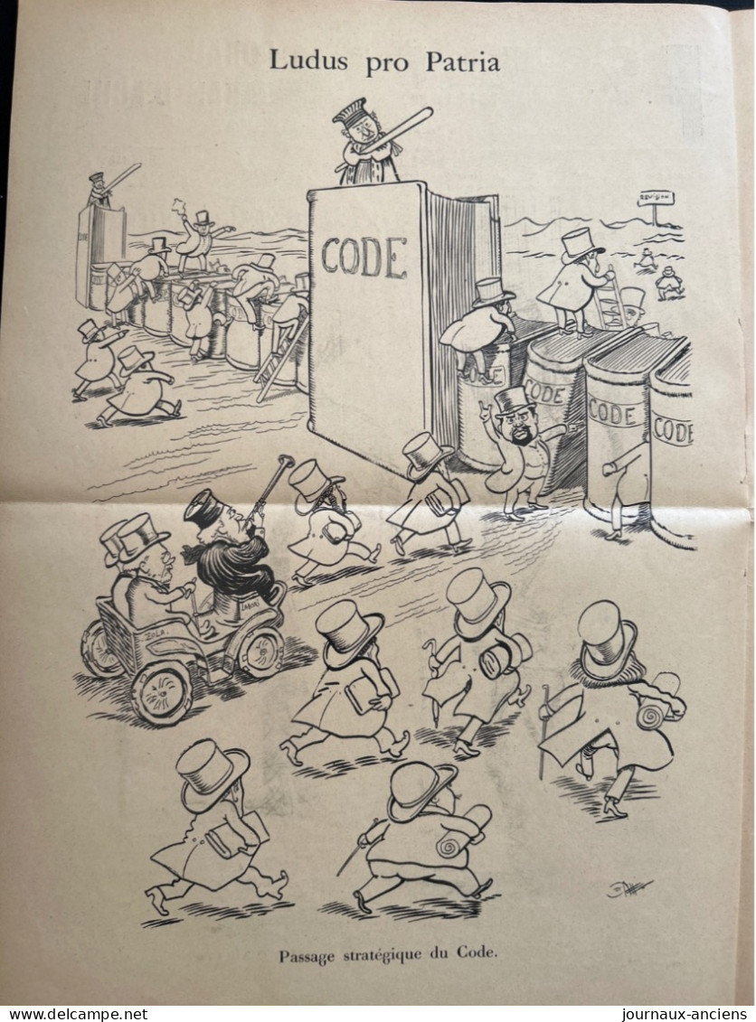 1898 Journal " PSST...! " AFFAIRE DREYFUS - Emile ZOLA - L'HEURE DU COURRIER - LUDUS PRO PATRIA - CARAN D'ACHE - FORAIN - 1850 - 1899