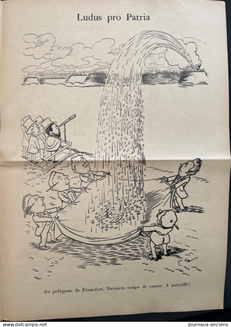 1898 Journal " PSST...! " AFFAIRE DREYFUS - Emile ZOLA - L'HEURE DU COURRIER - LUDUS PRO PATRIA - CARAN D'ACHE - FORAIN - 1850 - 1899