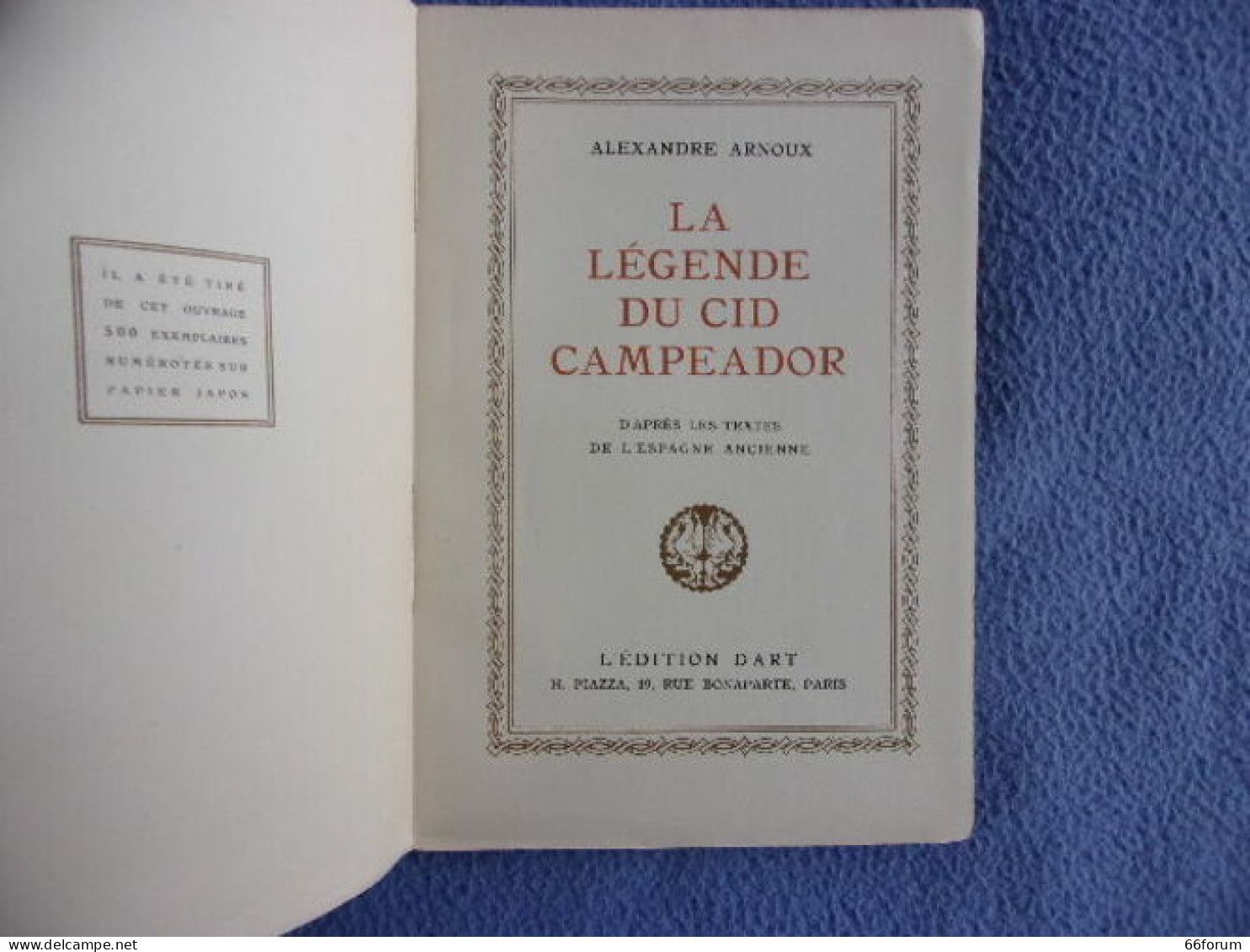 La Légende Du Cid Campeador - 1701-1800
