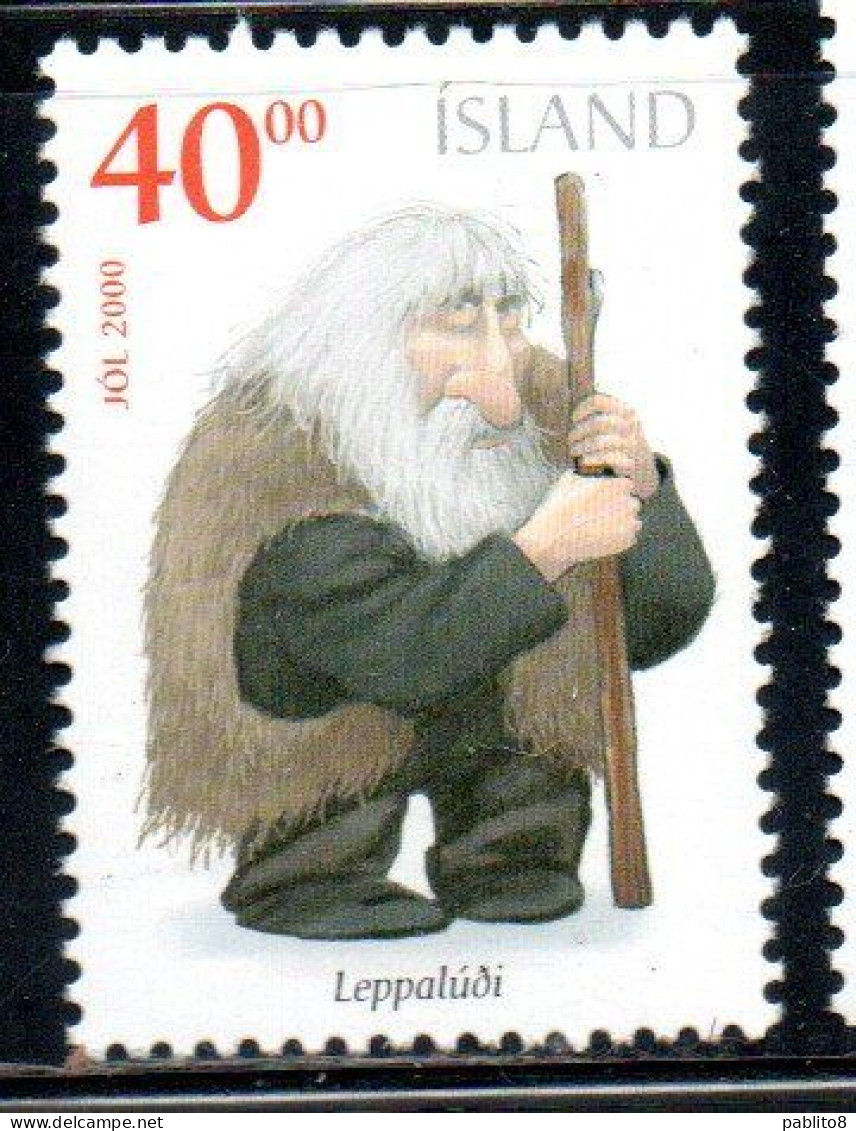 ISLANDA ICELAND ISLANDE 2000 CHRISTMAS NATALE NOEL WEIHNACHTEN NAVIDAD JOL 40 MNH - Unused Stamps