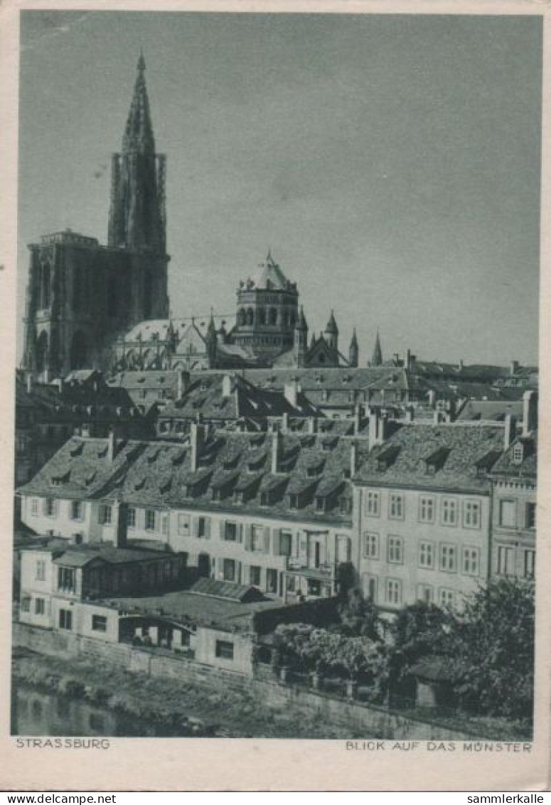 40072 - Strassburg - Blick Auf Das Münster - Ca. 1940 - Elsass