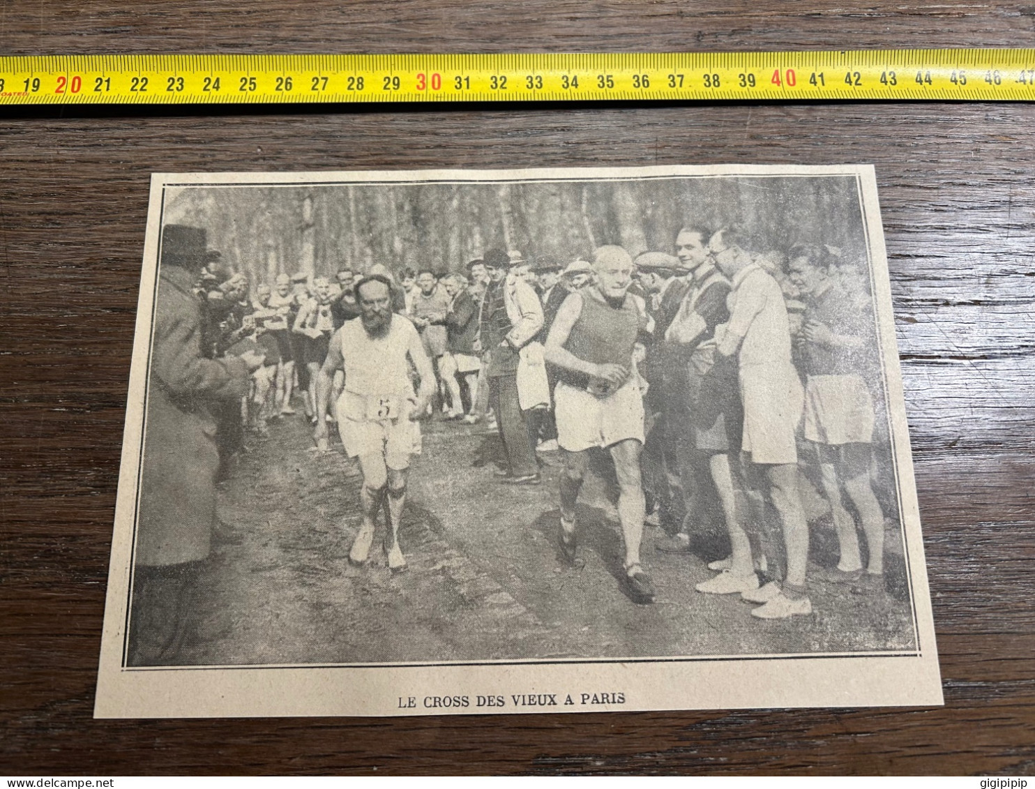 1930 GHI12 CROSS DES VIEUX A PARIS Dumesnil, Mariez, Gentil, Fromal, Desgrange, Olzewki Edmond Gentil Maucourt - Verzamelingen