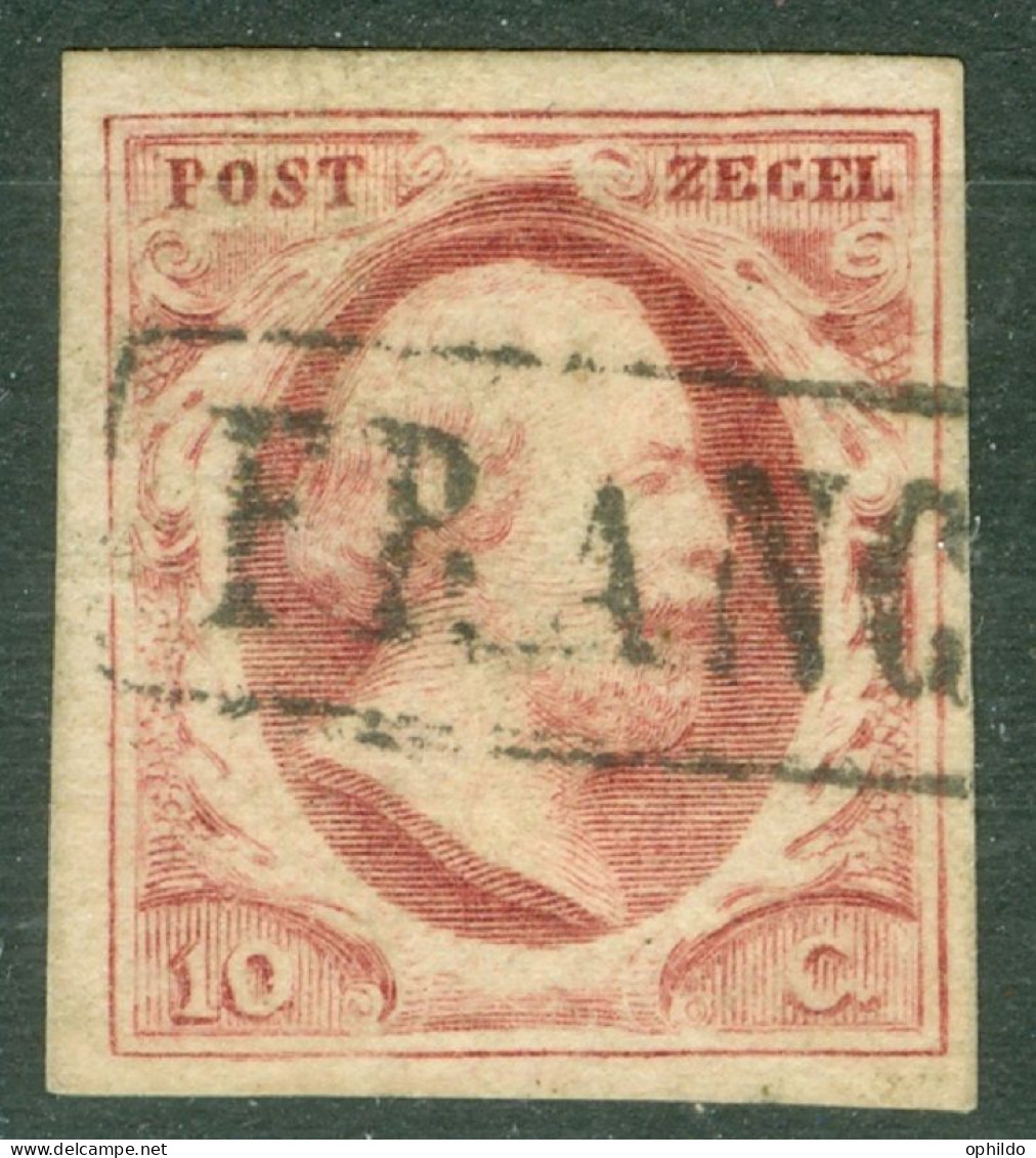 Pays Bas  Yvert 2  Ou  Michel  2   Ob  TB   - Used Stamps