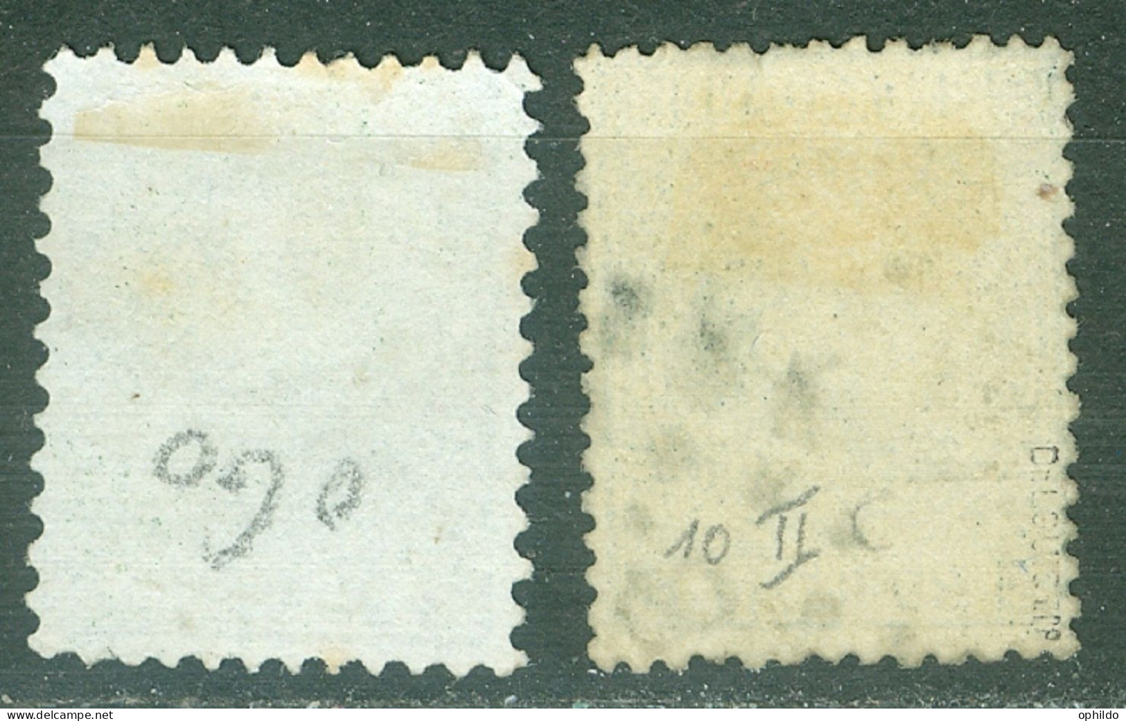 Pays Bas  Yvert 10 Par 2   Ou  Michel  10 IA Et 10 IIC   Ob  TB  Dont Un Signé Dr Louis - Used Stamps