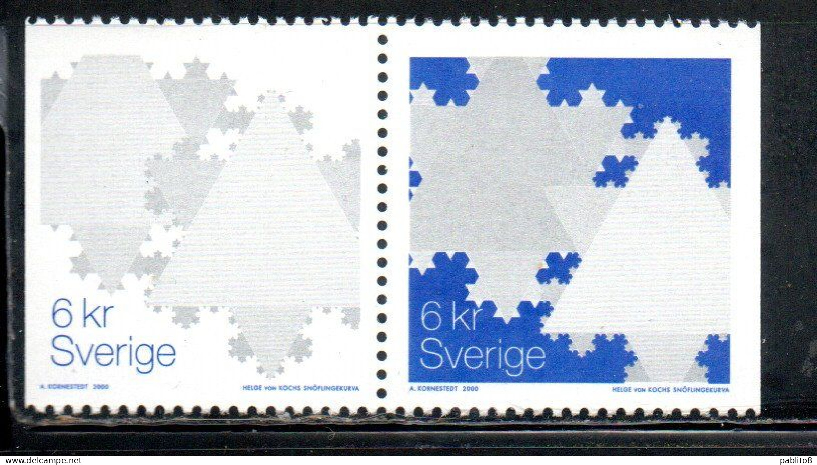 SWEDEN SVERIGE SVEZIA SUEDE 2000 CHRISTMAS NATALE NOEL WEIHNACHTEN NAVIDAD PAIR MNH - Nuevos