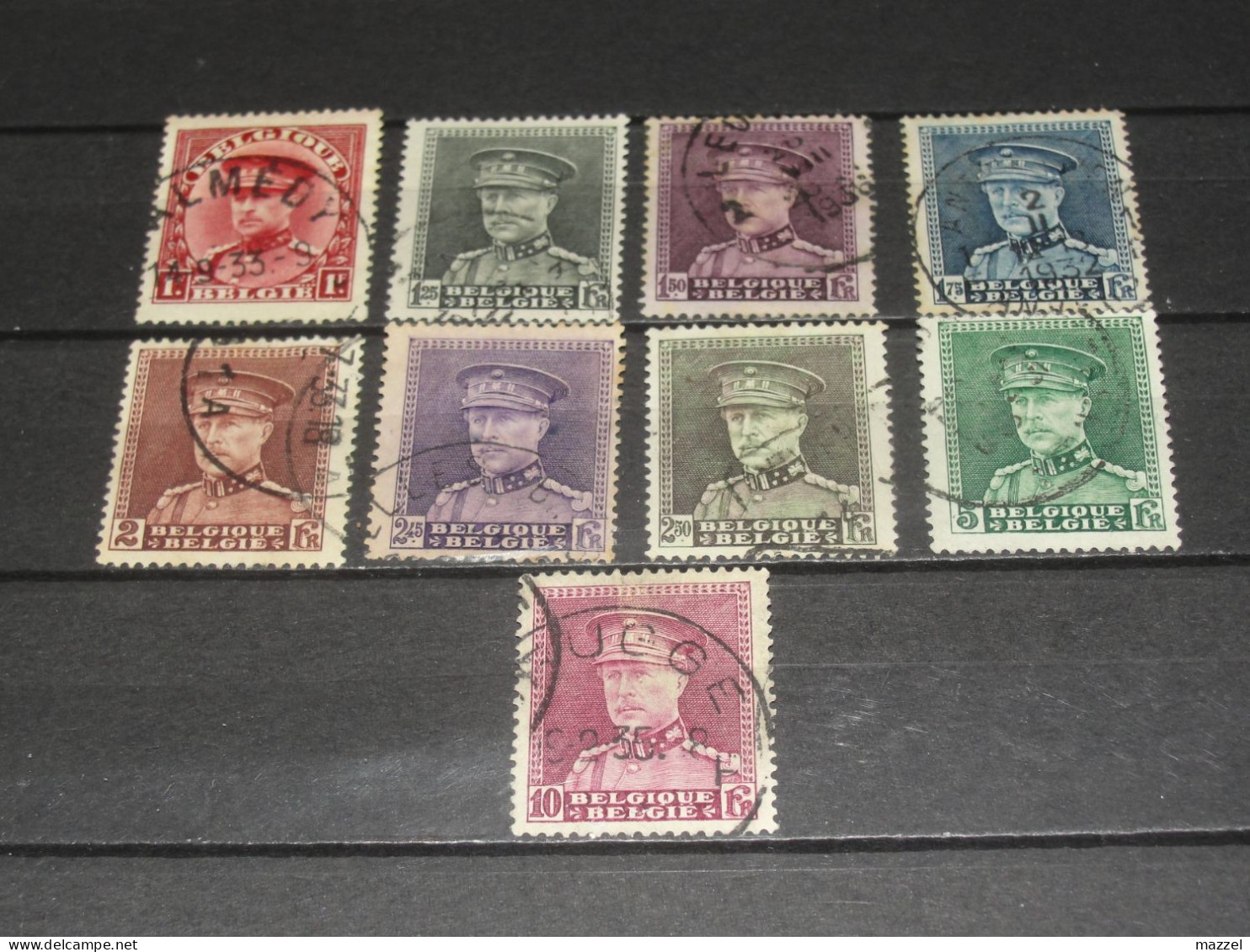 BELGIE  NUMMER 317-324 GEBRUIKT,  (USED), - Used Stamps