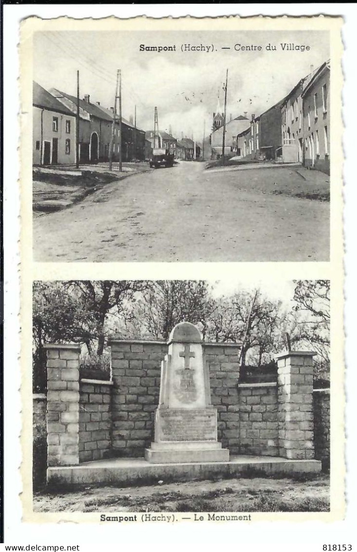 Sampont (Hachy)  -  Centre Du Village / Le Monument - Aarlen