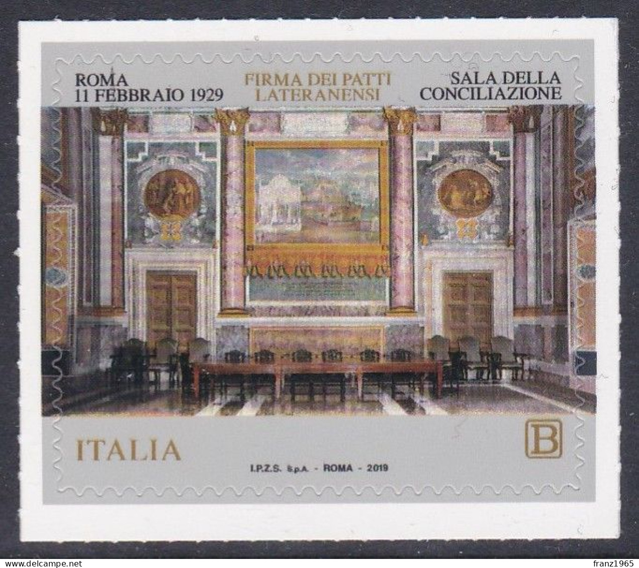 90th Anniversary Of The Lateran Accords With The Vatican - 2019 - 2011-20: Mint/hinged