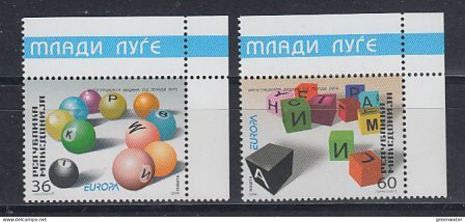 Europa Cept 2006 Macedonia 2v (corners)  ** Mnh (59508) - 2006