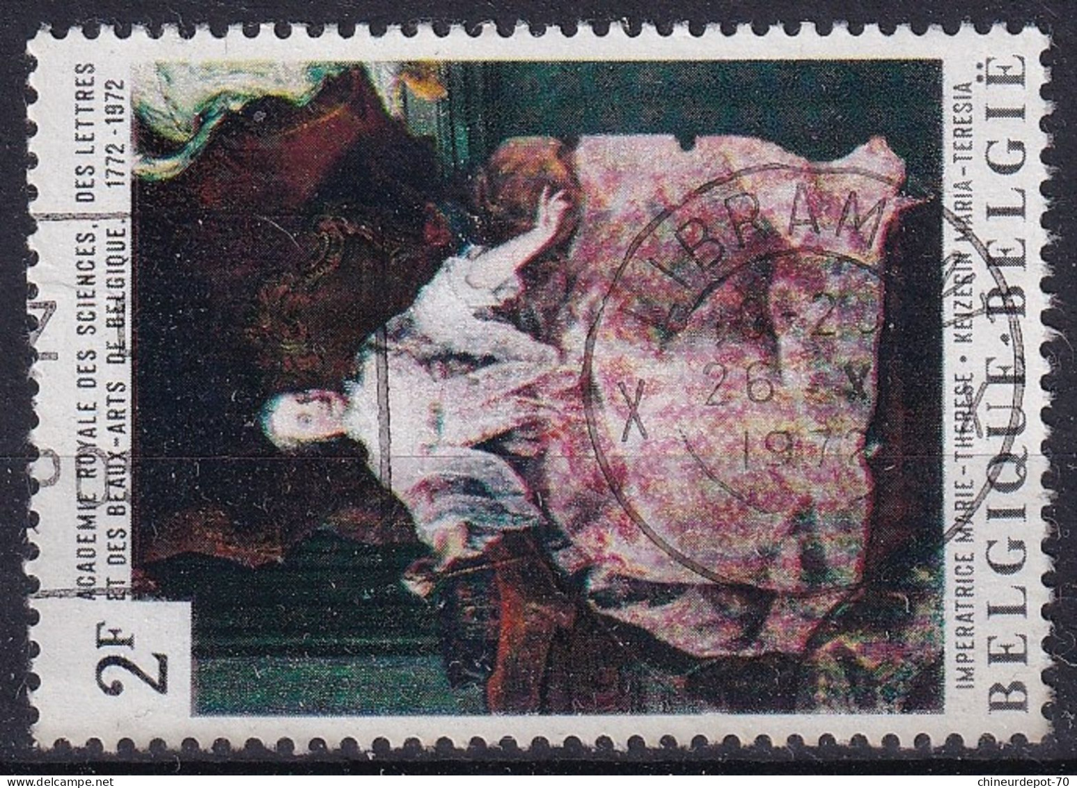 ACADEMIE ROYALE DES SCIENCES DES LETTRES IMPÉRATRICE MARIE-THÉRÈSE Cachet Libramont - Used Stamps