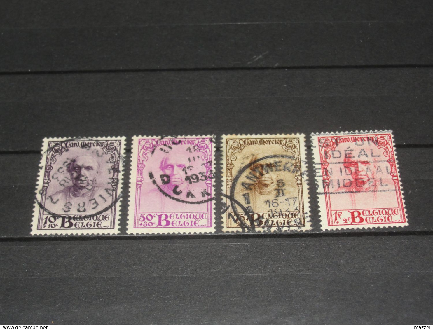 BELGIE  NUMMER 342-345   GEBRUIKT,  (USED), - Used Stamps