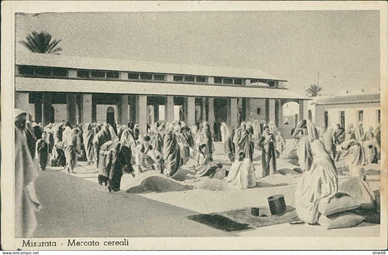LIBIA / LIBYA - Misrata / MISURATA - MARKET / MERCATO CEREALI - ED. ABDALLA HEMA - FOTOGIORDANELLA - 1930s  (12431) - Libia