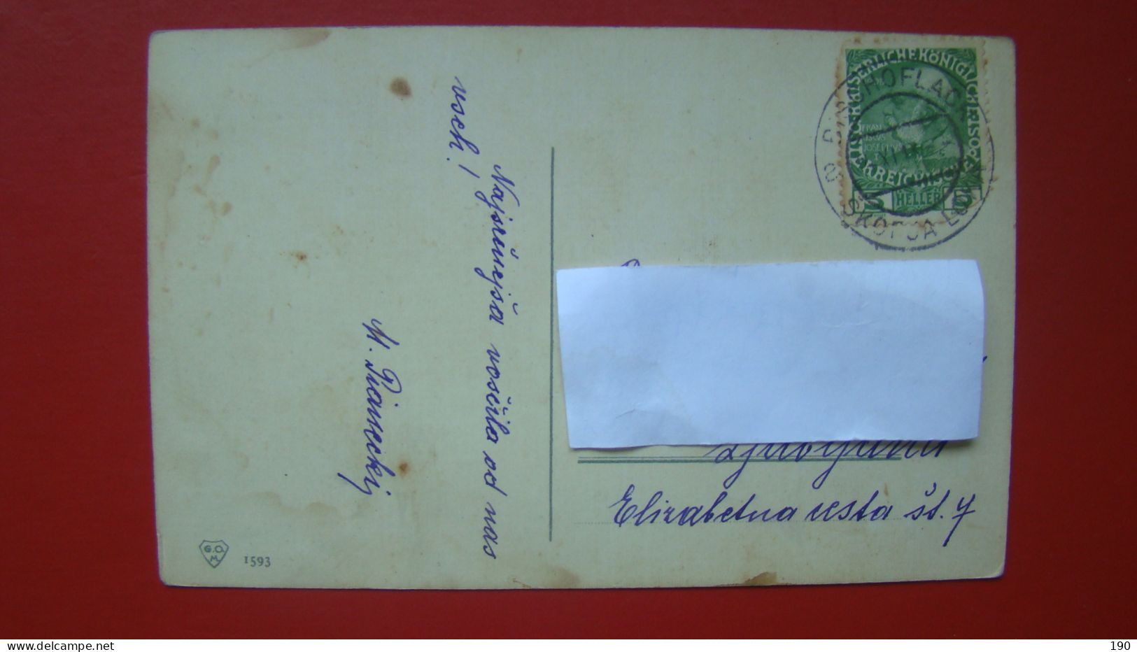 Catharina Klein:Flowers Of Fruit Trees,butterfly.Postmark Skofja Loka. - Klein, Catharina