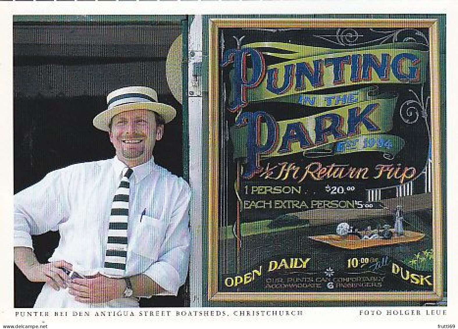 AK 212788 NEW ZEALAND - Christchurch - Punter Bei Den Antigua Street Boatsheds - New Zealand