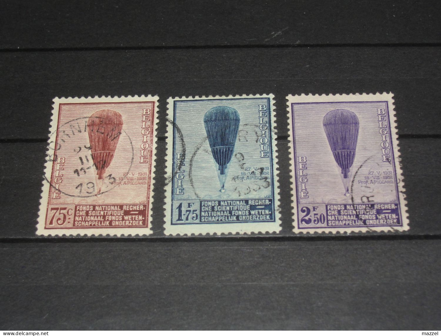 BELGIE  NUMMER 353-355  GEBRUIKT,  (USED), - Used Stamps