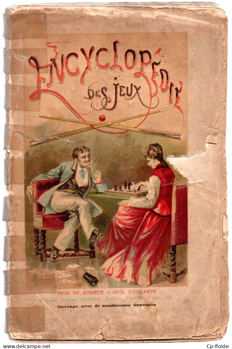 LIVRE . JEUX . " GRANDE ENCYCLOPÉDIE GÉNÉRALE DES JEUX " - Réf. N°291L - - Palour Games