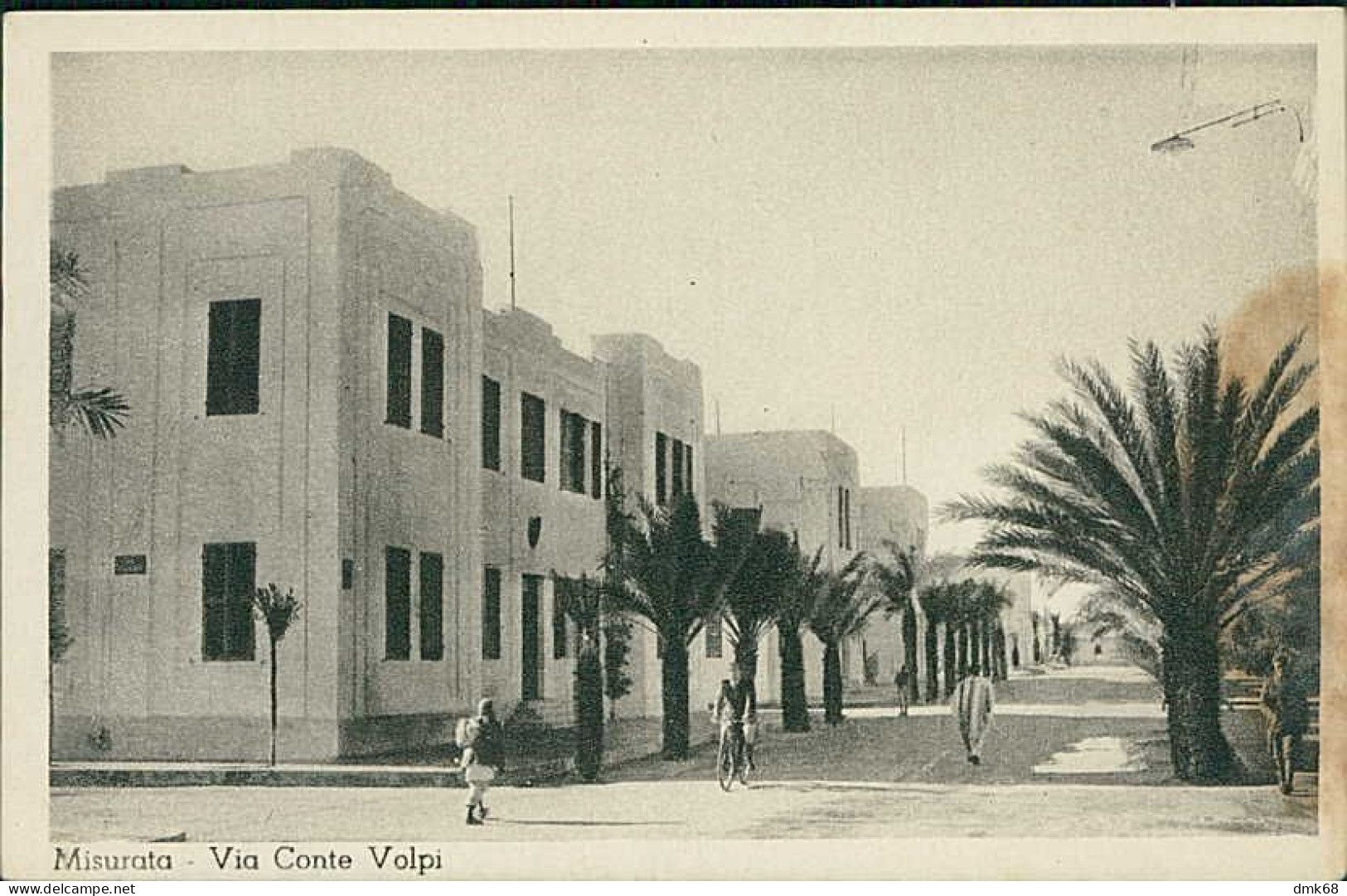 LIBIA / LIBYA - Misrata / MISURATA - VIA CONTE VOLPI - ED. ABDALLA HEMA - FOTOGIORDANELLA - 1930s  (12432) - Libye