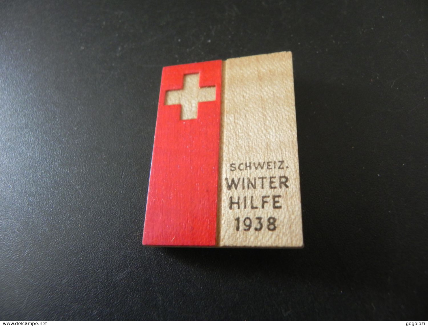 Old Badge Schweiz Suisse Svizzera Switzerland - Winterhilfe 1938 - Unclassified