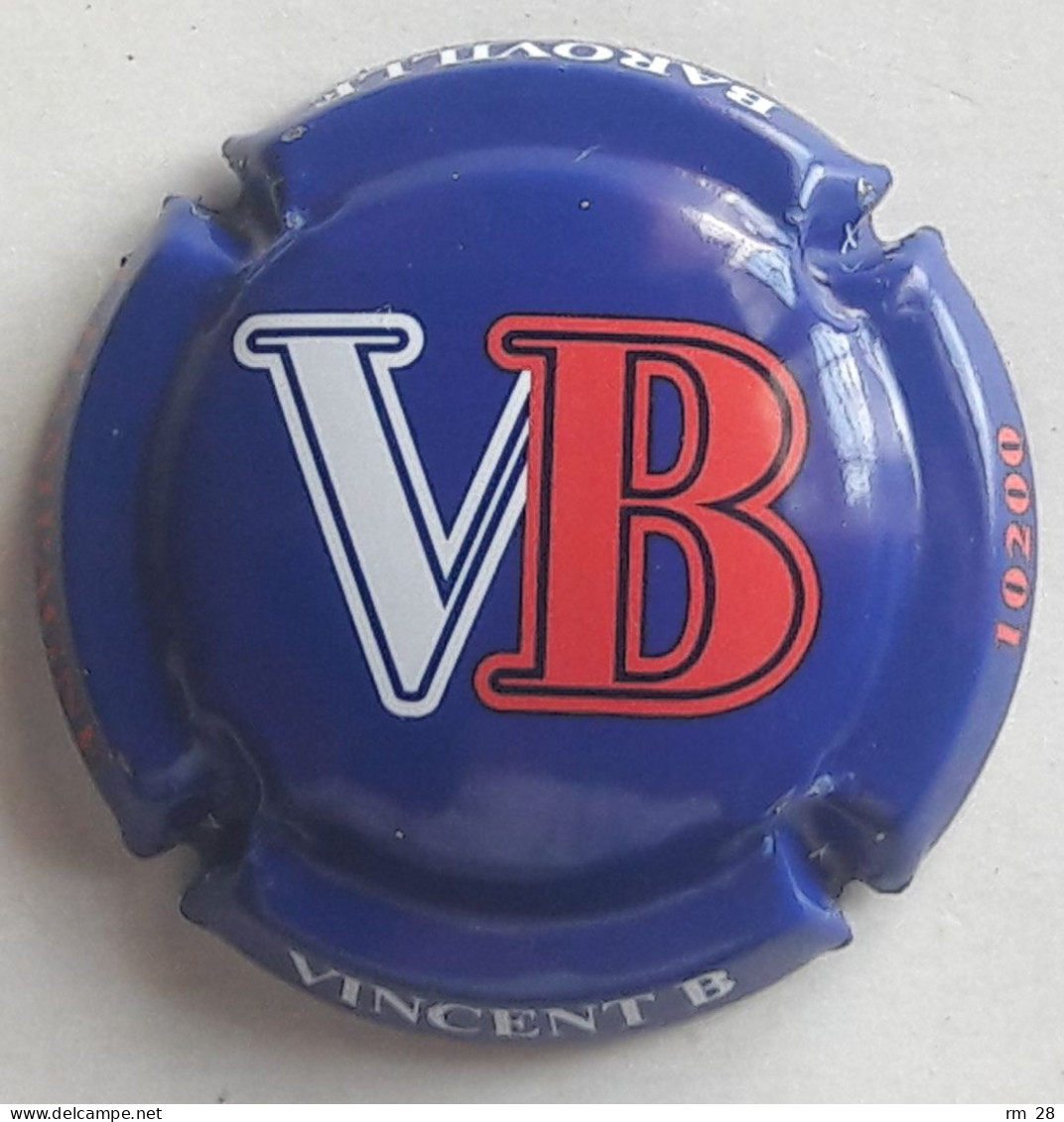 Vincent B. : Capsule N° 14.g (Bleu Marine, Blanc Et Rouge) TBE - Autres & Non Classés