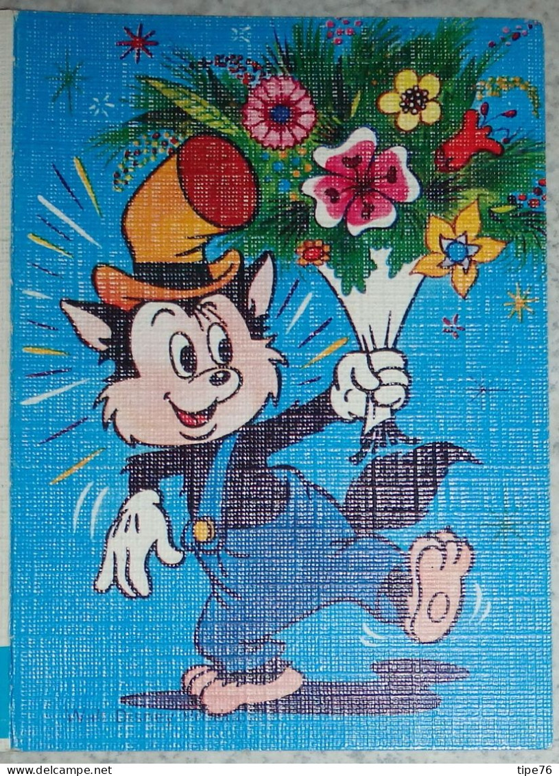 Petit Calendrier De Poche 1982 Illustration Walt Disney Chat Fleurs - VIA Assurances - Petit Format : 1981-90