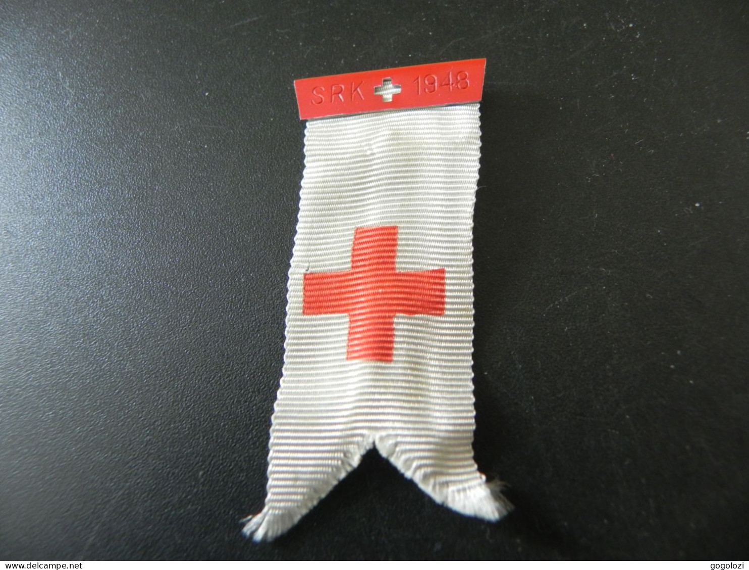 Old Badge Schweiz Suisse Svizzera Switzerland - Rotes Kreuz Red Cross Croix Rouge 1948 - Sin Clasificación