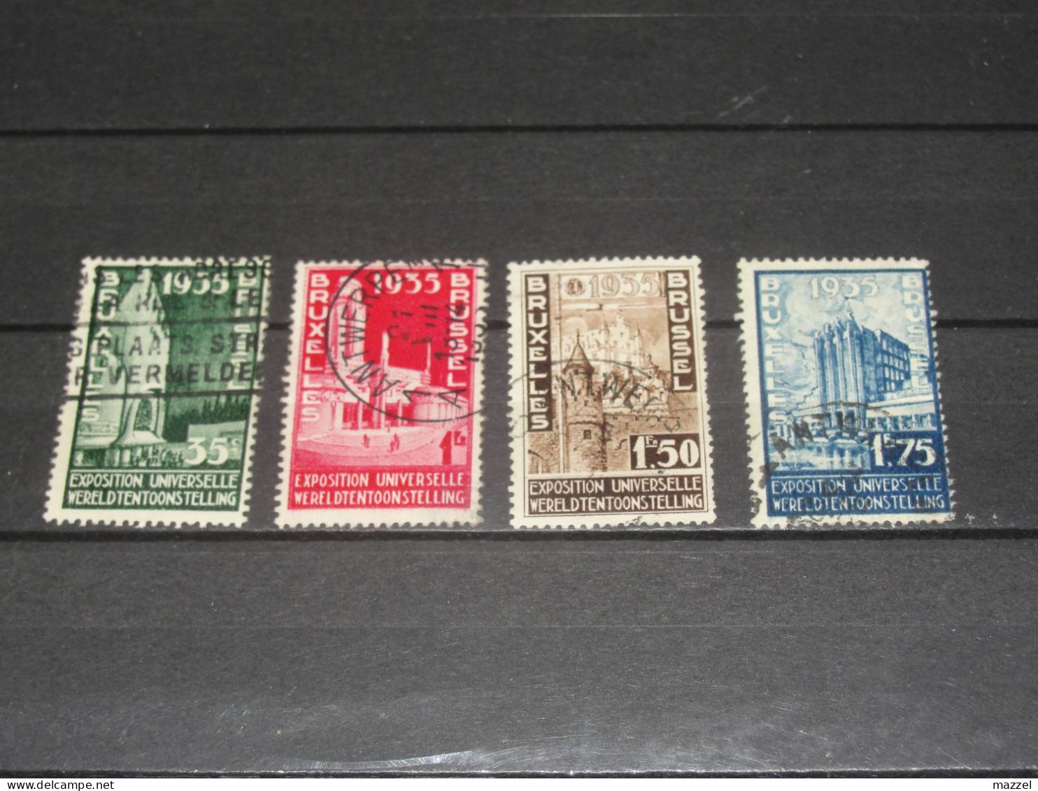 BELGIE  NUMMER 386-389 GEBRUIKT,  (USED), - Usati