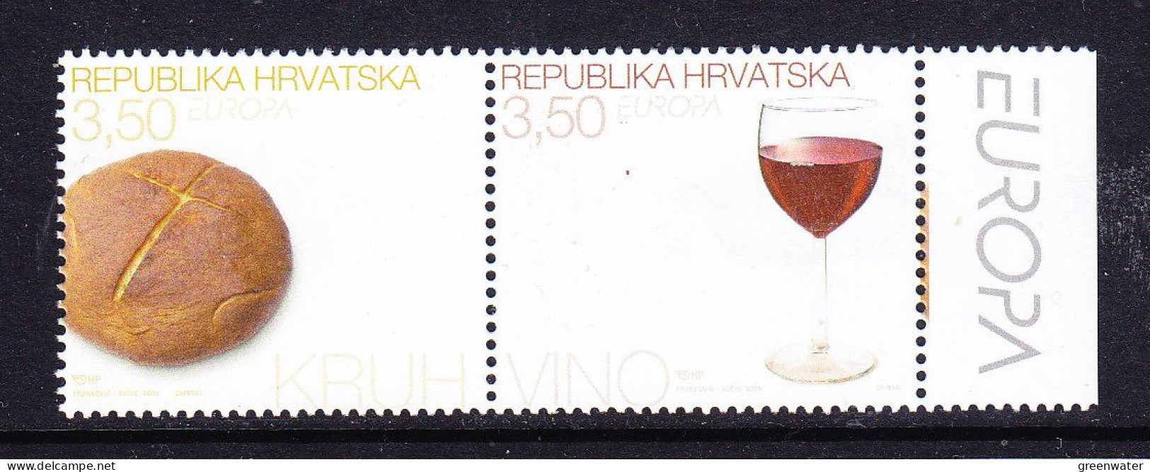 Europa Cept 2005 Croatia  2v (Europa In Margin)   ** Mnh (59509) - 2005