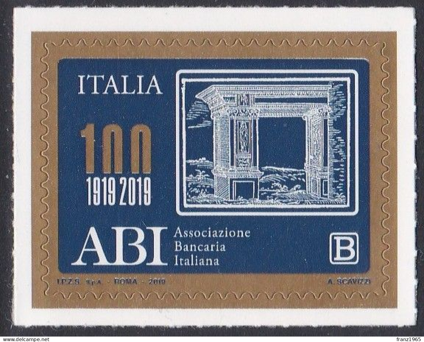 Centenary Of The Italian Bankers Association - 2019 - 2011-20: Mint/hinged