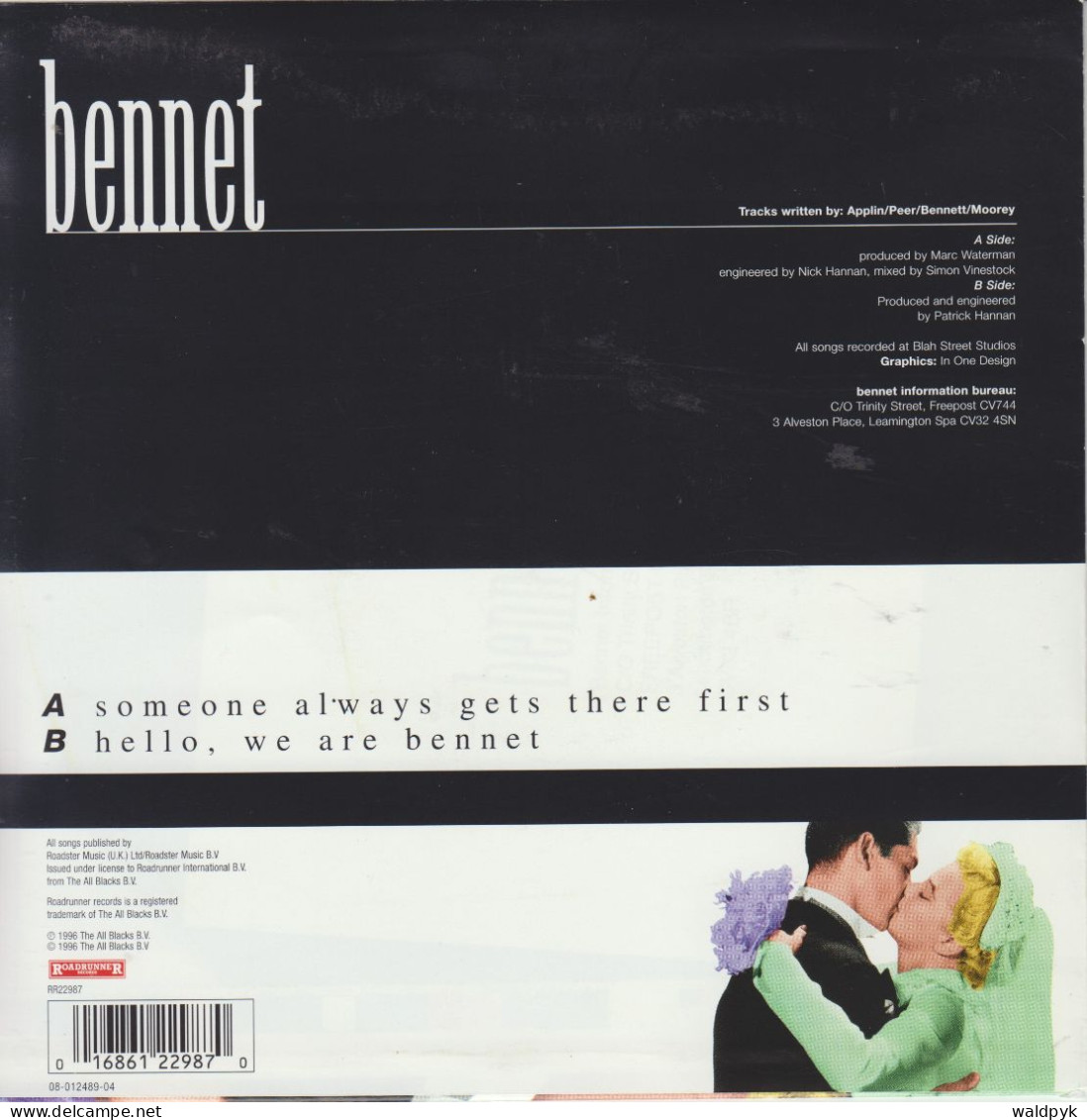 BENNET - Someone Always Gets There First - Sonstige - Englische Musik