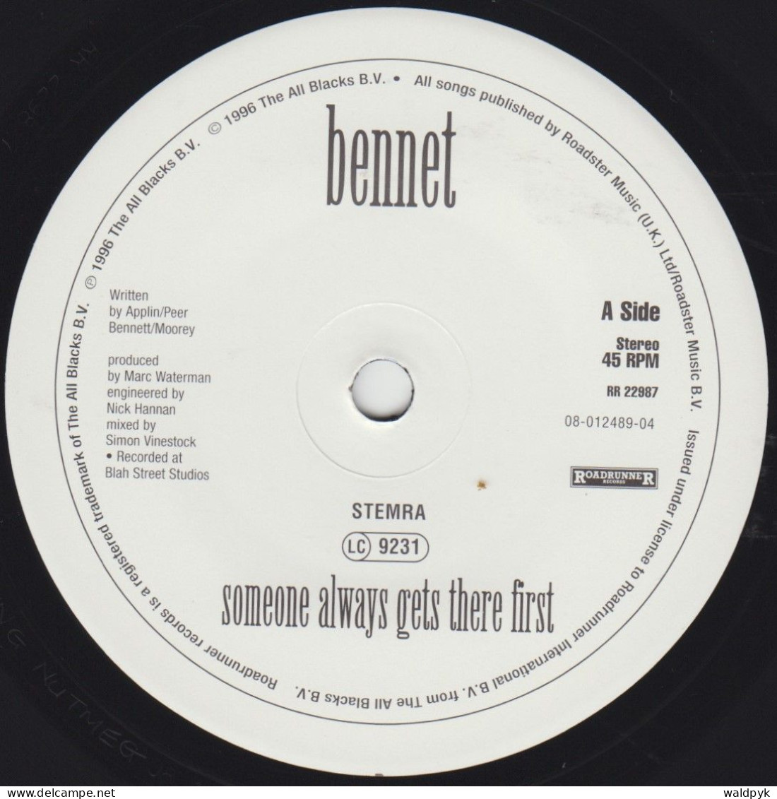 BENNET - Someone Always Gets There First - Autres - Musique Anglaise
