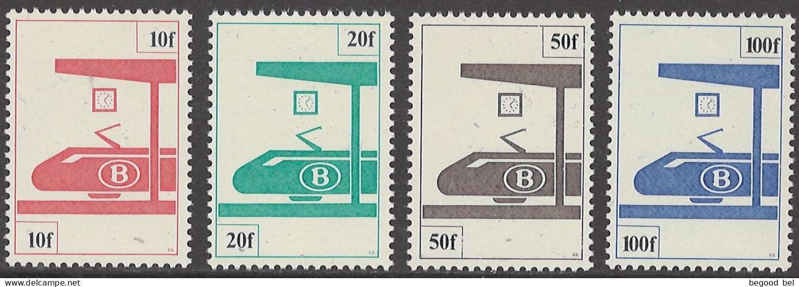 BELGIUM - 1982  - MNH/**  -  COB TR455-458 -  Lot 26002 - Mint