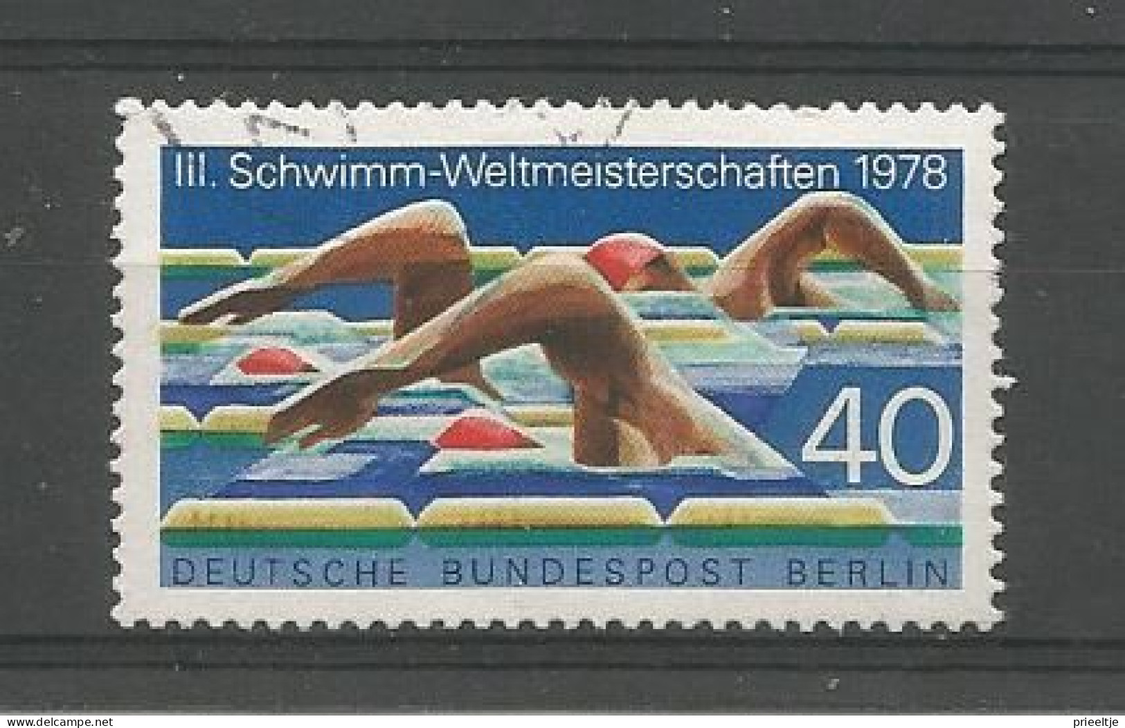 Berlin 1978 Swimming Y.T. 533 (0) - Oblitérés