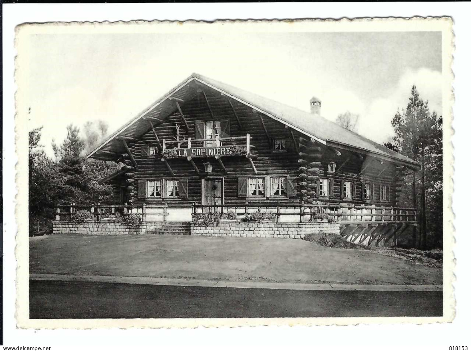 LA SAPINIERE  Son Dancing - Son Parc D'agrément  CROIX ROUGE - Sainte-Marie-s/Semois (VIRTON)  1957 - Virton