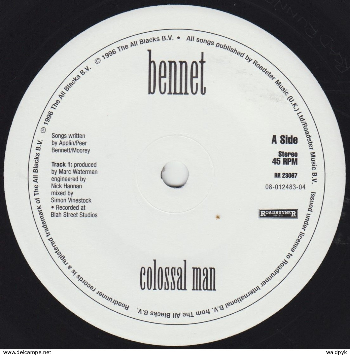 BENNET - Colossal Man - Otros - Canción Inglesa