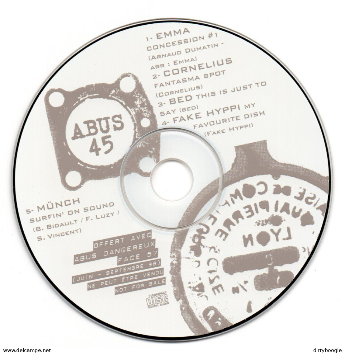 Abus 45 - CD - Abus Dangereux - Fake Hyppi - Münch - Compilaciones