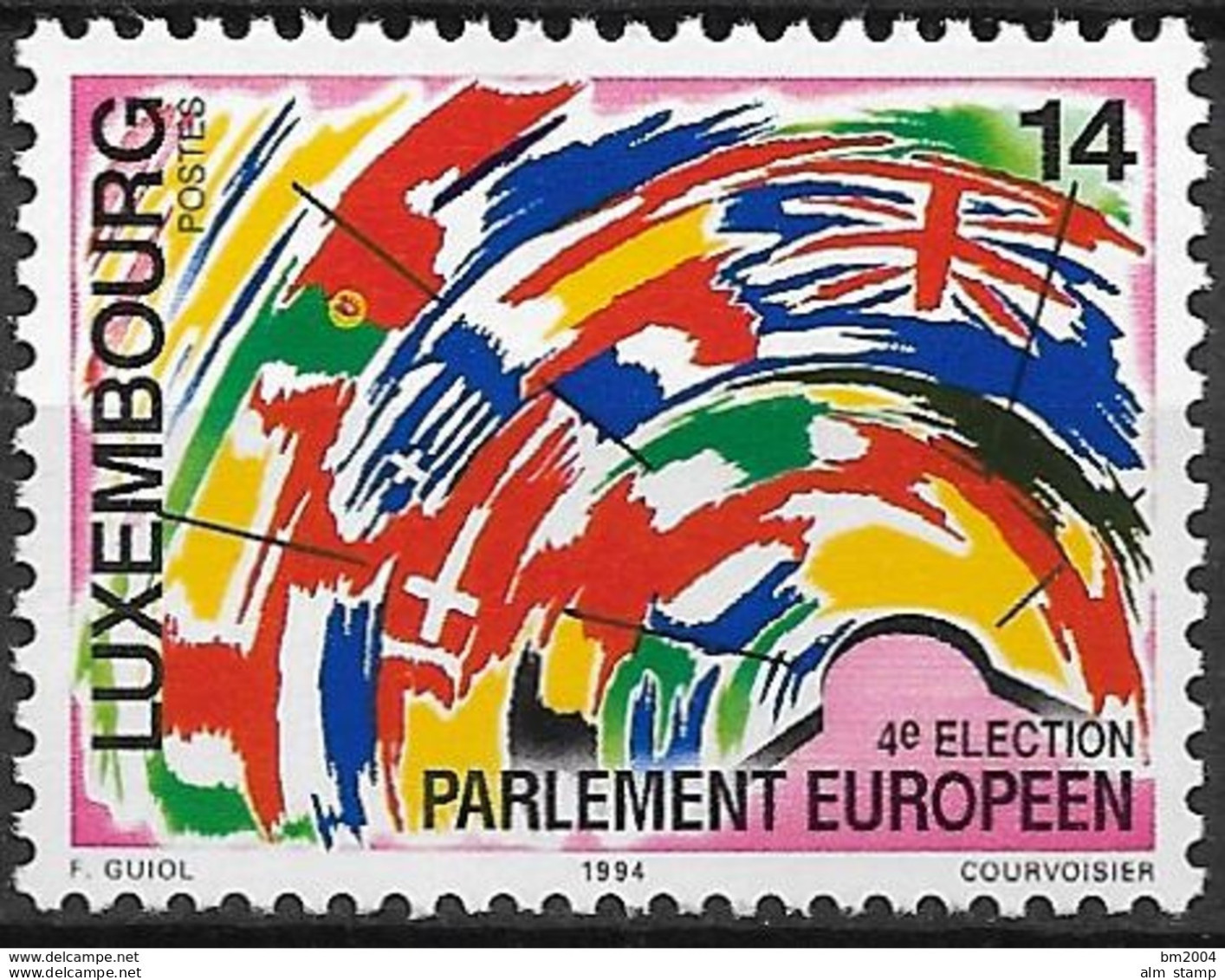 1994 Luxemburg . Mi. 1345 **MNH . Vierte Direktwahlen Zum Europäischen Parlament - Idées Européennes